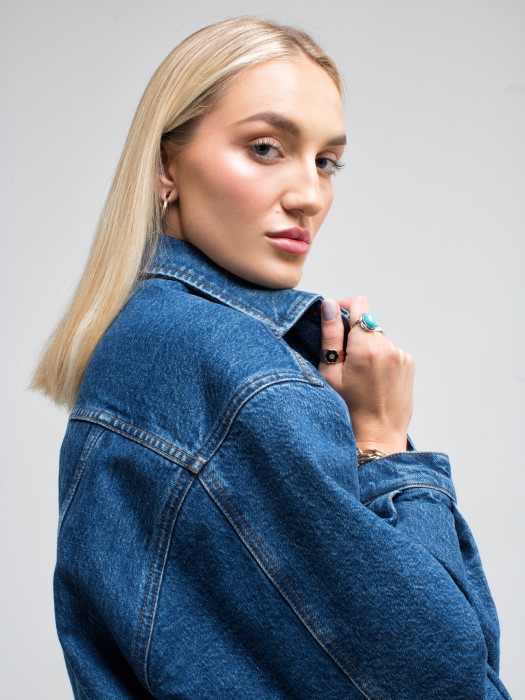 Zateplená džínsová bunda AUTHENTIC JACKET 500